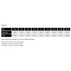 ClawGear - Raider MK. IV Militær Bukser Coyote -Beklædning - Jagt Butik clawgear size chart shirts pants1.w610.h610.fill 1