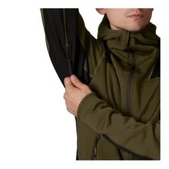 Härkila - Deer Stalker Herre Fleece Hoodie -Beklædning - Jagt Butik harkila deer stalker fleece herre hoodie groen brun 04.w610.h610.fill