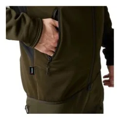 Härkila - Deer Stalker Herre Fleece Hoodie -Beklædning - Jagt Butik harkila deer stalker fleece herre hoodie groen brun 05.w610.h610.fill