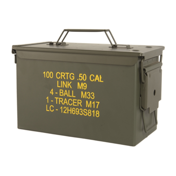 Mil-Tec - US M2A1 CAL. 50 Stål Ammunitionskasse 3 Mil-Tec - US M2A1 CAL. 50 Stål Ammunitionskasse